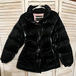 NEW! MANGO WINTER QUILTED OVERSIZED PUFFER SHINY JACKET SIZE M (SOLD OUT online